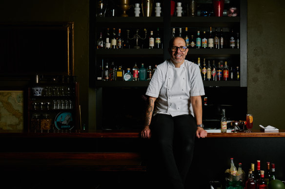 Bianchetto and Mister Bianco owner Joseph Vargetto at his new cocktail bar.