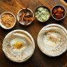 Egg hoppers at Lankan filling station in Darlinghurst. 