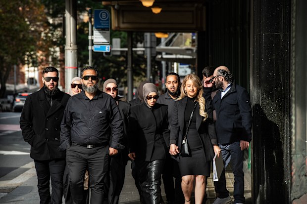 Former Bankstown Hospital nurse, Sarah Abu Lebdeh arrives at Downing Centre Courts.Charged after an online conversation was recorded by an overseas content creator, in which they allegedly threatened violence against Israeli 4th June 2026 SMH only Photo: STEVEN SIEWERT