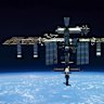 The International Space Station, as seen from a Russian spaceship in 2022.