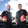 Playing t’win: After eight years in the AFL, the McKays prepare to clash for first time