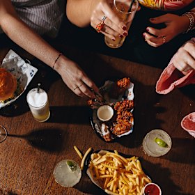An array of snacks.