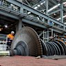 A generation unit at Origin Energy’s Eraring coal plant, during scheduled maintenance work.