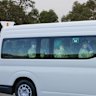 ‘Hantavirus’ passengers arriving at Bullsbrook Centre for National Resilience, Bullsbrook. 