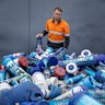 Troy Rowe at the ReSource e-waste facility.