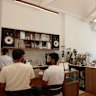Inside Cafe Tomi in North Melbourne.