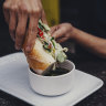 Lit Canteen’s juicy pho-mi sandwich with slow-cooked brisket.