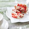 Strawberry Melba: strawberry croissant at Bread Club in North Melbourne.