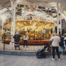 The Darling Harbour carousel reopened last week. 