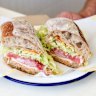 The salad sandwich.