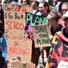 Students front WA Parliament to make noise on climate change