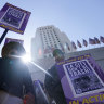 Not just Hollywood: Los Angeles city workers go on strike over wages
