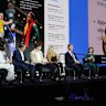 Australian athletes Lachie Kennedy, Madison de Rozario, and Anna Meares were among those on a panel at the Brisbane 2032 Games Vision announcement.