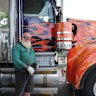 Aberdeen resident, Chris Gibbs, AOM earthmoving services filling up his truck with Diesel fuel at Metro Petrol station in Aberdeen.