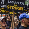 Oscar winners join the picket lines as Hollywood’s strike intensifies