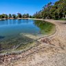 Melbourne Water has cut the volume of groundwater pumped through the lakes annually from 730 megalitres to 20 megalitres.
