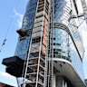 The Atlassian office building is under construction in Haymarket.