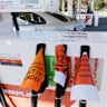 Sold out signage on the petrol bowsers at Ampol Foodary Kingsford.