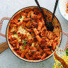 This chicken pasta bake is a one-pot wonder.