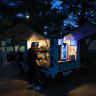 Gerome Creencia serves coffees between 9pm and 3am to hospital staff in Sydney.
