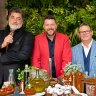 Together at last: Matt Preston, Manu Feildel and Gary Mehigan.