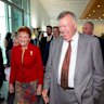 One Nation leader Senator Pauline Hanson, One Nation’s winner in the Farrer by-election, David Farley, Member for New England the Hon Barnaby Joyce MP, Senator Malcolm Roberts, Senator Tyron Whitten and Senator Sean Bell during a press conference at Parliament House in Canberra on May 13, 2026.