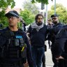 Man arrested at Caulfield protest blasts police, Israel supporters