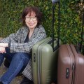 The two 2.2 kilo suitcases my husband and I take to Europe.