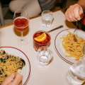There are at least half a dozen choices of pasta at Mortadeli Pasta Bar.