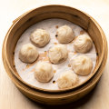 Xiao long bao are made in-store.