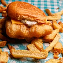 Edita’s fish burger has a cult following.