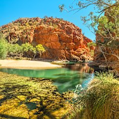 Ellery Creek Big Hole in the West MacDonnell Ranges.