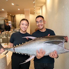 Elka co-owners Elisha Tran and Brendan Liew. 