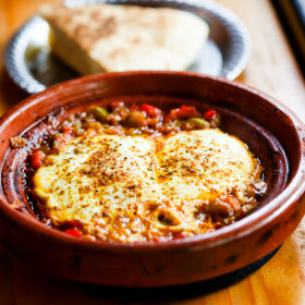 Tchouktchouka and eggs.
