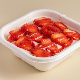 Strawberries and cream tiramisu.