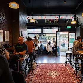 Inside Goodwater bar in Northcote.