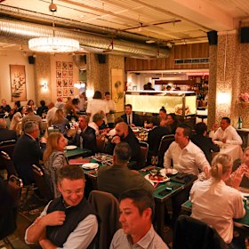 The dining room. 