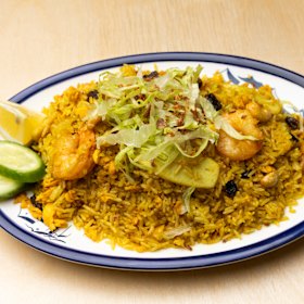 Thai-style pineapple fried rice.