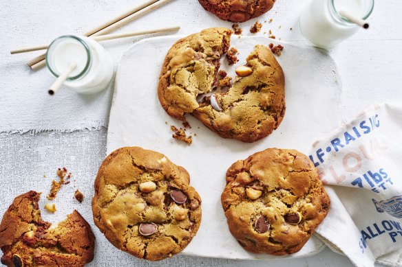 Adam Liaw’s big, fat Easter egg cookies. Styling by Hannah Meppem.