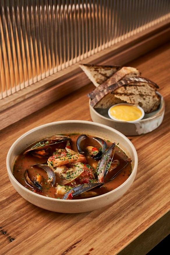 Provencal fish stew.