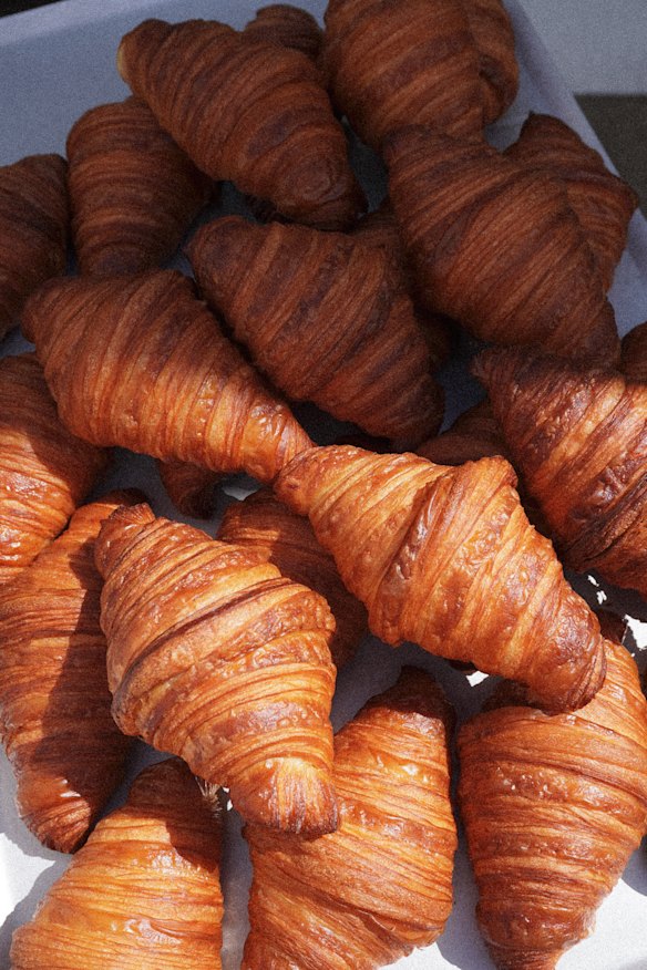 Cultured butter croissants.