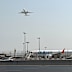 The FlyDubai aircraft was travelling from Dubai in the United Arab Emirates to Tel Aviv in Israel with 180 people on board when the distress call was made. (FlyDubai plane pictured at Dubai airport)