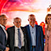 John Howard reunited with Mark Jessop, left, Nigel Blunden, second from right to discuss their shared memories of the September 11 attacks.