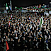 Supporters of Yemen’s Houthi rebels gather during a rally organised to celebrate the group’s capture of Mayun Island in the strategic Bab el-Mandeb Strait, in Houthi-controlled Sanaa, Yemen.