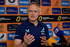 Joe Schmidt during a media conference at the Intercontinental Double Bay in Sydney.