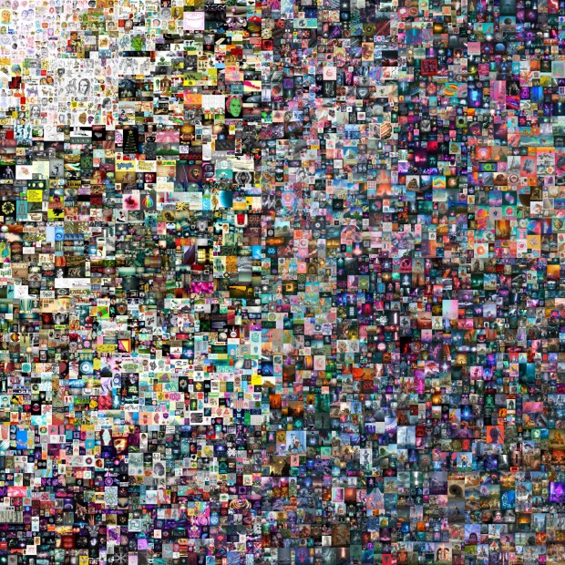 The First 5000 Days: A JPEG of Beeple's artwork 'Everydays: the
