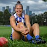 AFLW North Melbourne player Emma Kearney