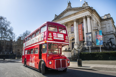 Take afternoon tea on board a double-decker bus.