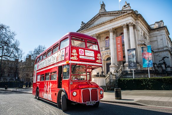 Take afternoon tea on board a double-decker bus.
