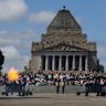 The Shrine of Remembrance.